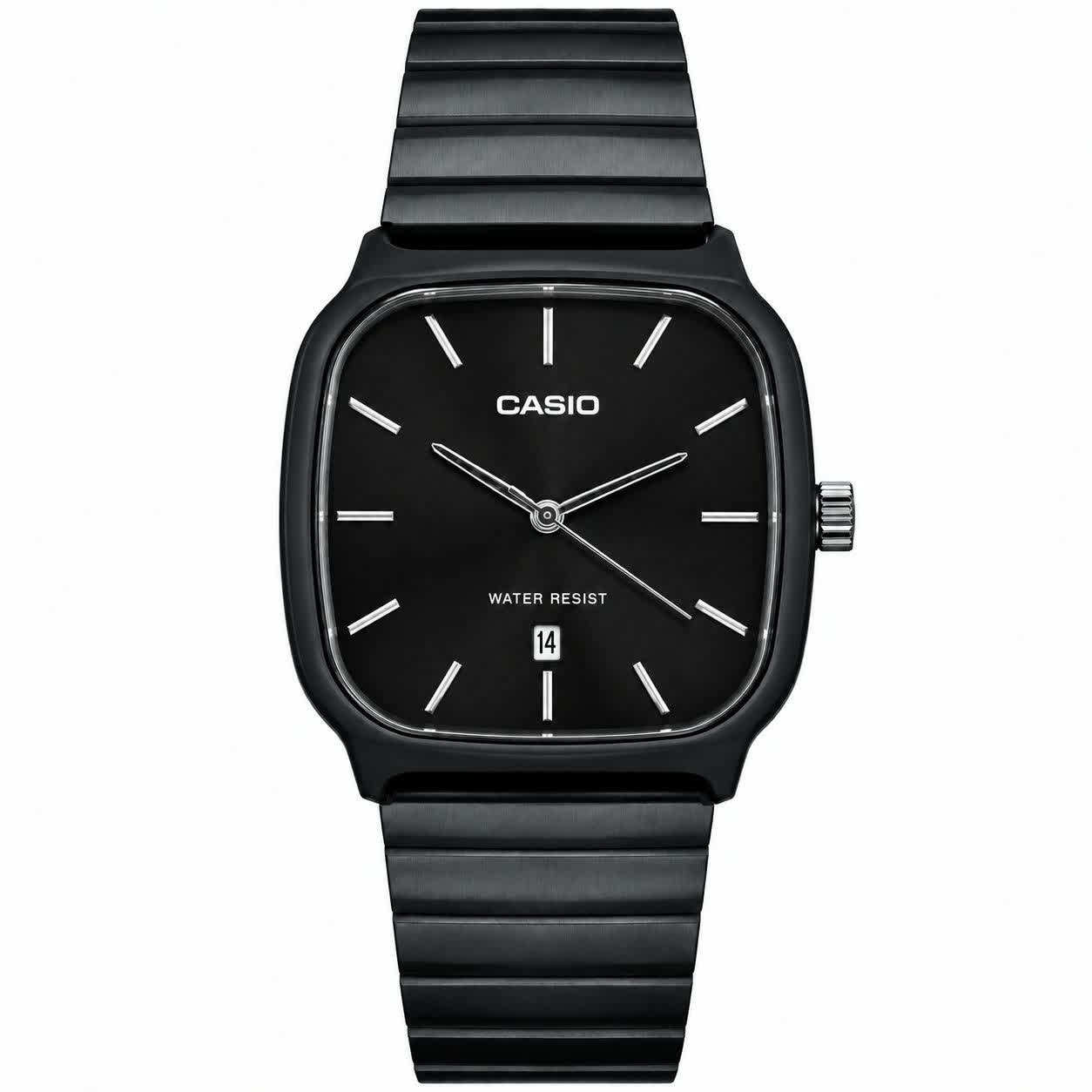 ساعت مچی مردانه کاسیو اولدمانی تری AAA CASIO موتور ژاپنی فول بلک + فول پک8