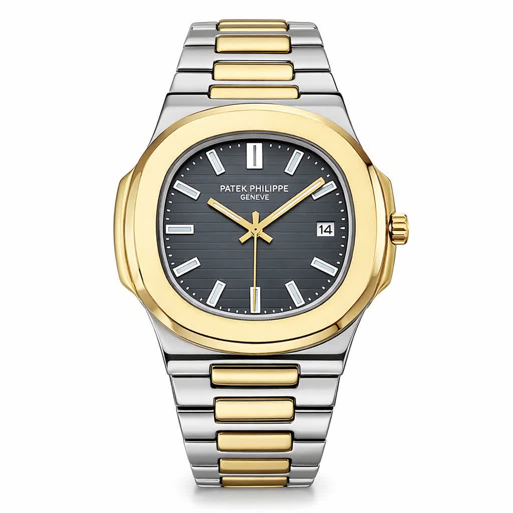 ساعت مچی عقربه ای مردانه پتک فيليپ PATEKPHILIPPE رگه طلايی