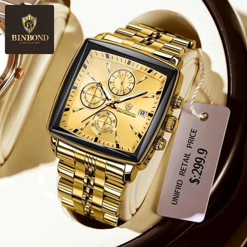 ساعت مچی مردانه کرنوگراف برند بین باند BIN BOND اورجینال