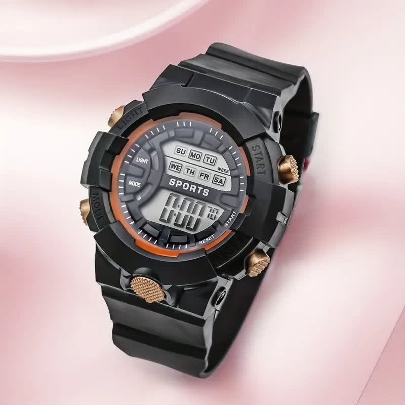 ساعت مچي ديجيتال اسپورت بند رابر دخترانه و پسرانه