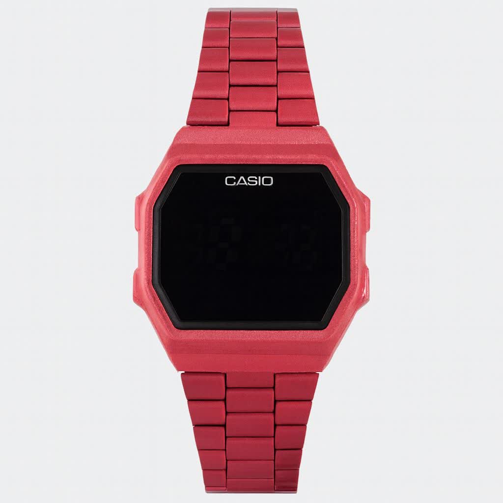 ساعت مچي مردانه ديجيتال کاسيو CASIO موتور ژاپن قرمز