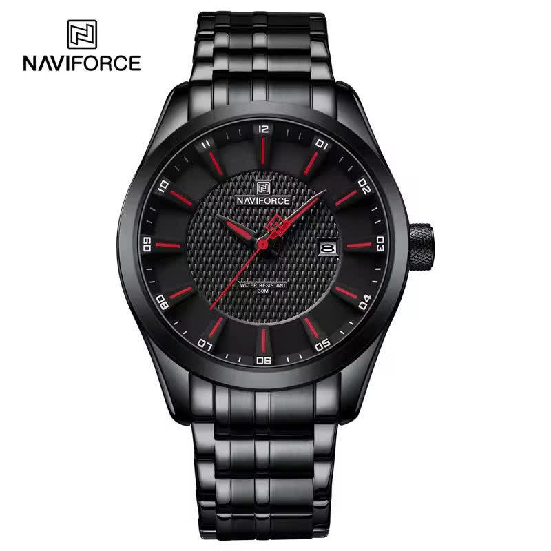 ساعت مچی نيوی فورس مردانه NAVIFORCE مدل NF8032 فول بلک