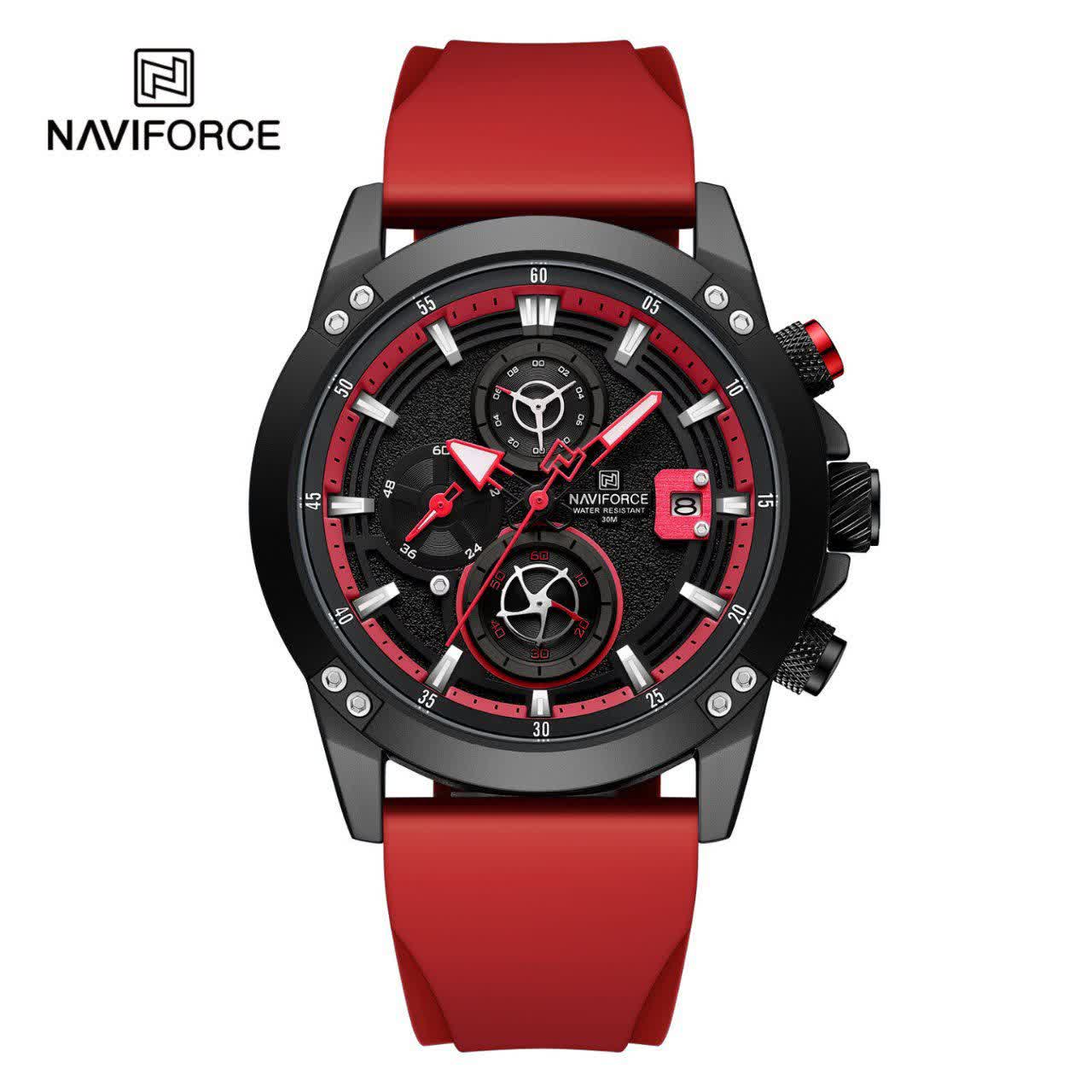ساعت مچي کرنوگراف مردانه نيوي فورس NAVIFORCE مدل Nf8033 اورجينال