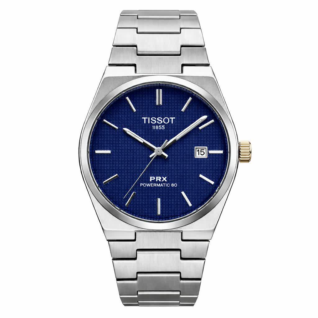 ساعت مچی عقربه ای مردانه تيسوت TISSOT صفحه سرمه ای