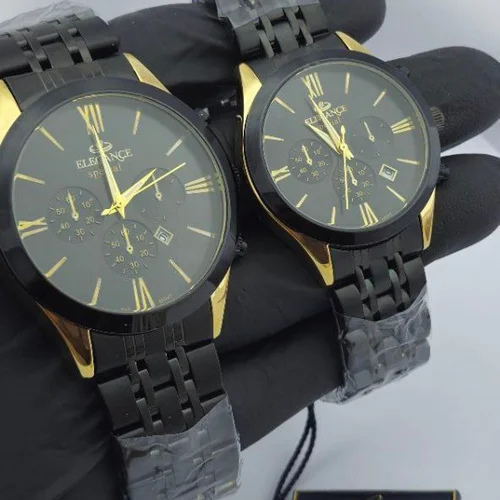 ساعت ست مردانه و زنانه برند الگانس موتور ژاپن