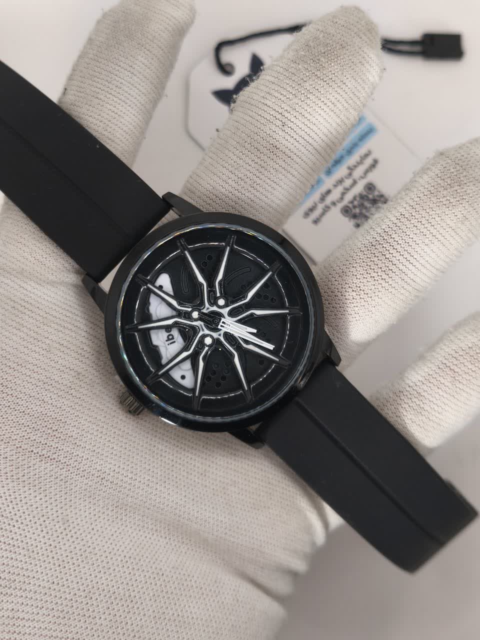 ساعت مچي مردانه رينگي چرخان ايبکس ibex مشکي