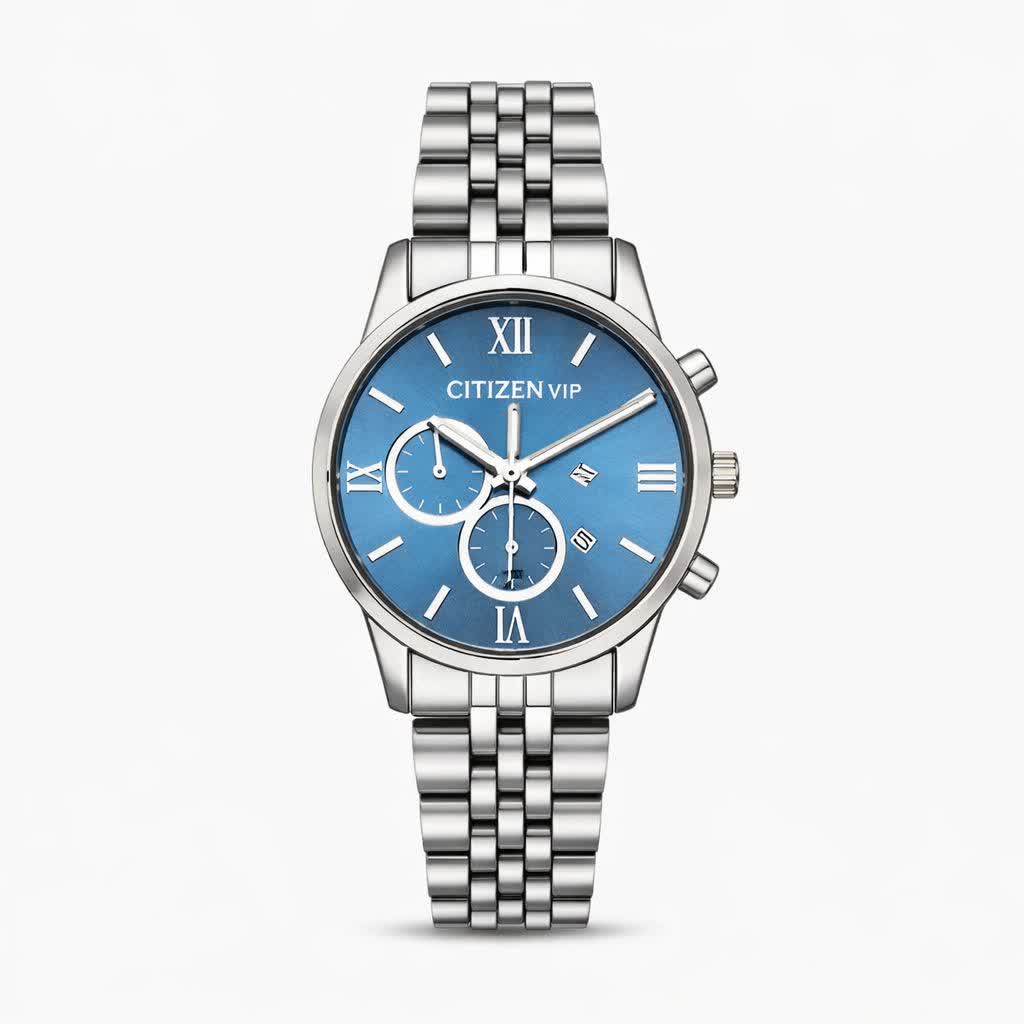 ساعت مچی زنانه سيتيزن CITIZEN VIP نقره ای آبی