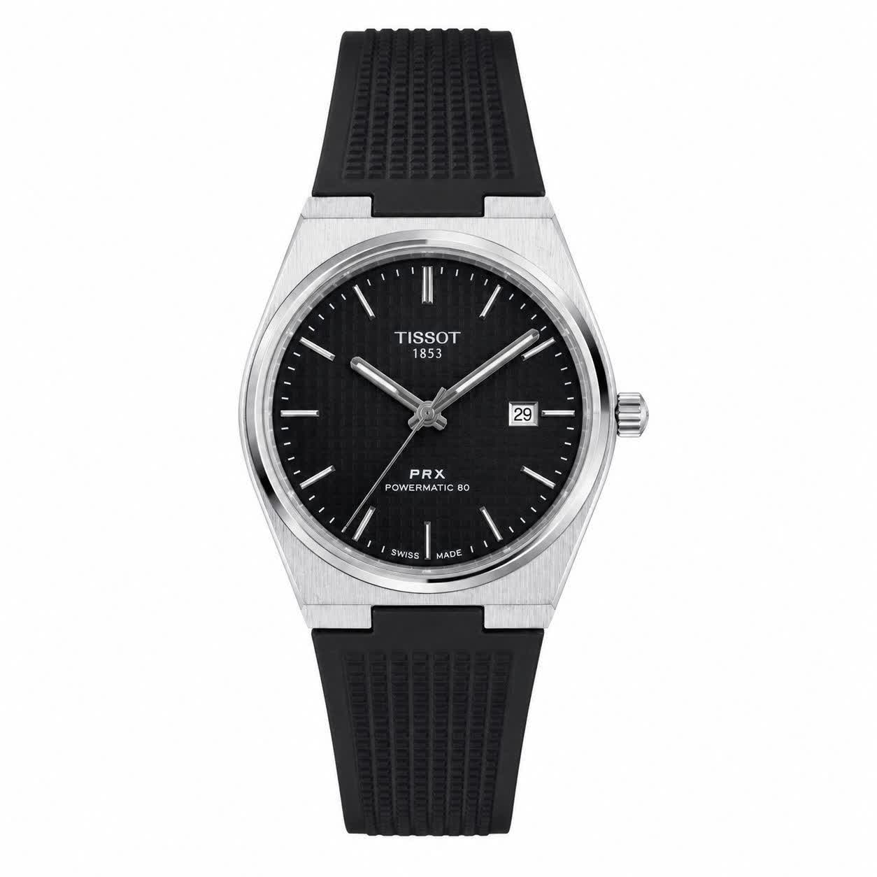 ساعت مچی عقربه ای مردانه تيسوت TISSOT فول مشکی