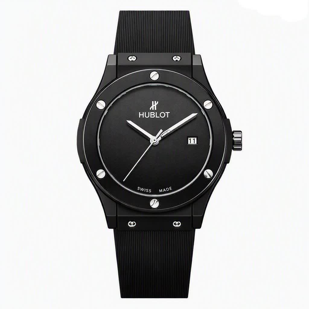 ساعت مچی مردانه هابلوت HUBLOT فول بلک