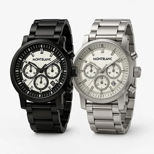 ساعت مچی مردانه برند مونت بلانک سه موتوره فعال مدل 0328