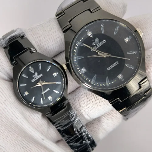 ست ساعت مچی زنانه و مردانه اورلیندو ORLANDO مشکی