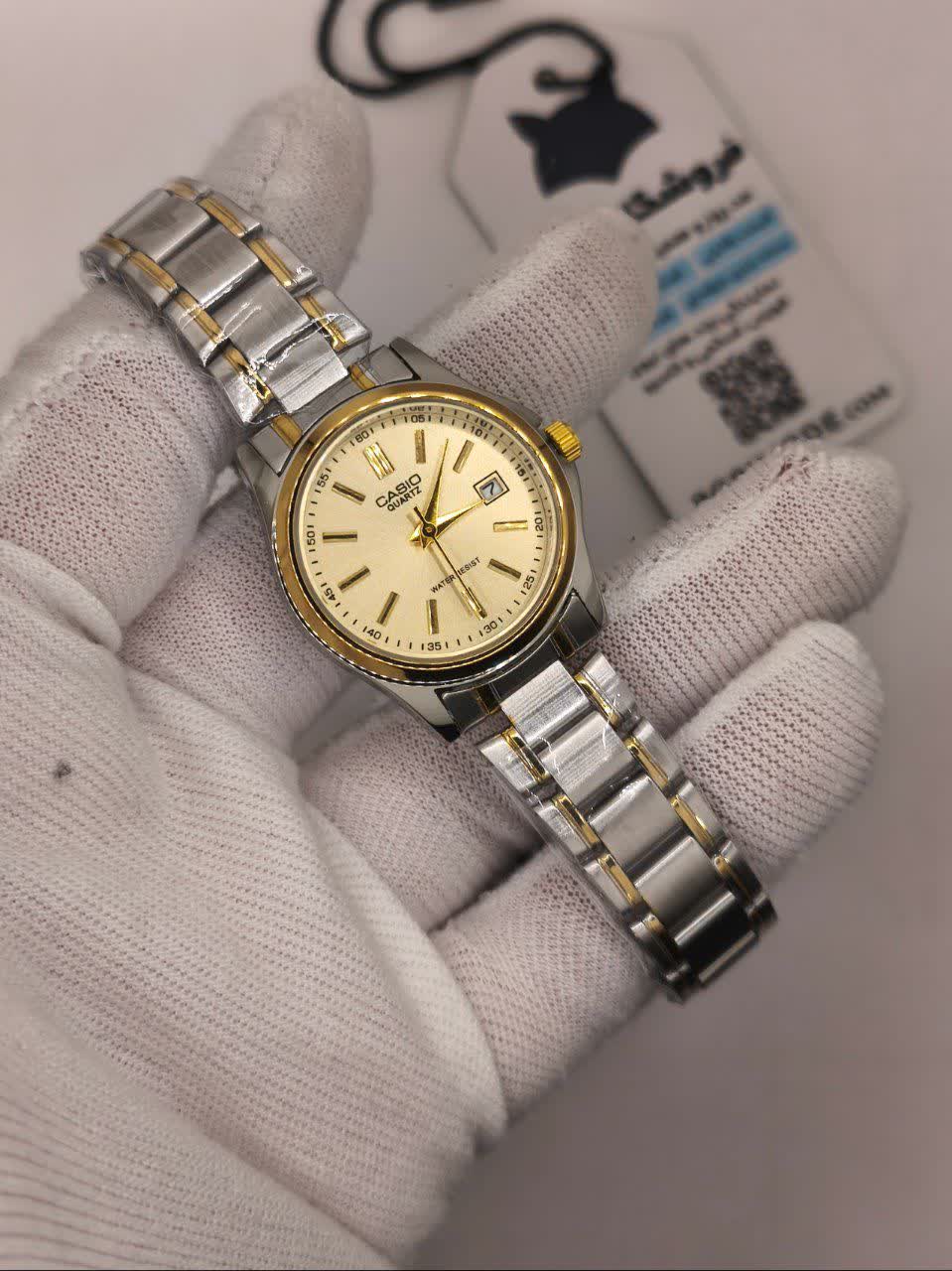 ساعت مچي زنانه کاسيو CASIO موتور ژاپني +جعبه