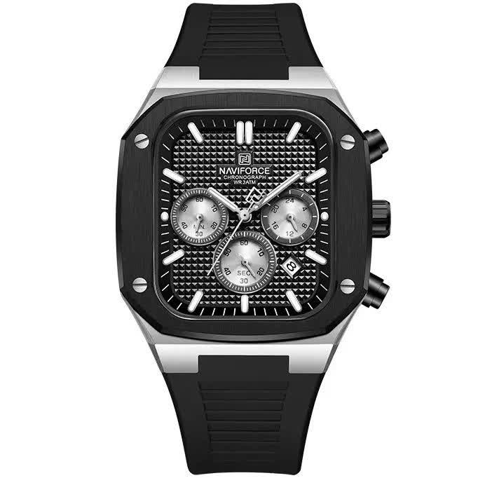 ساعت مچي مردانه سه موتوره نيوي فورس NAVIFORCE مدل Nf8037 اورجينال