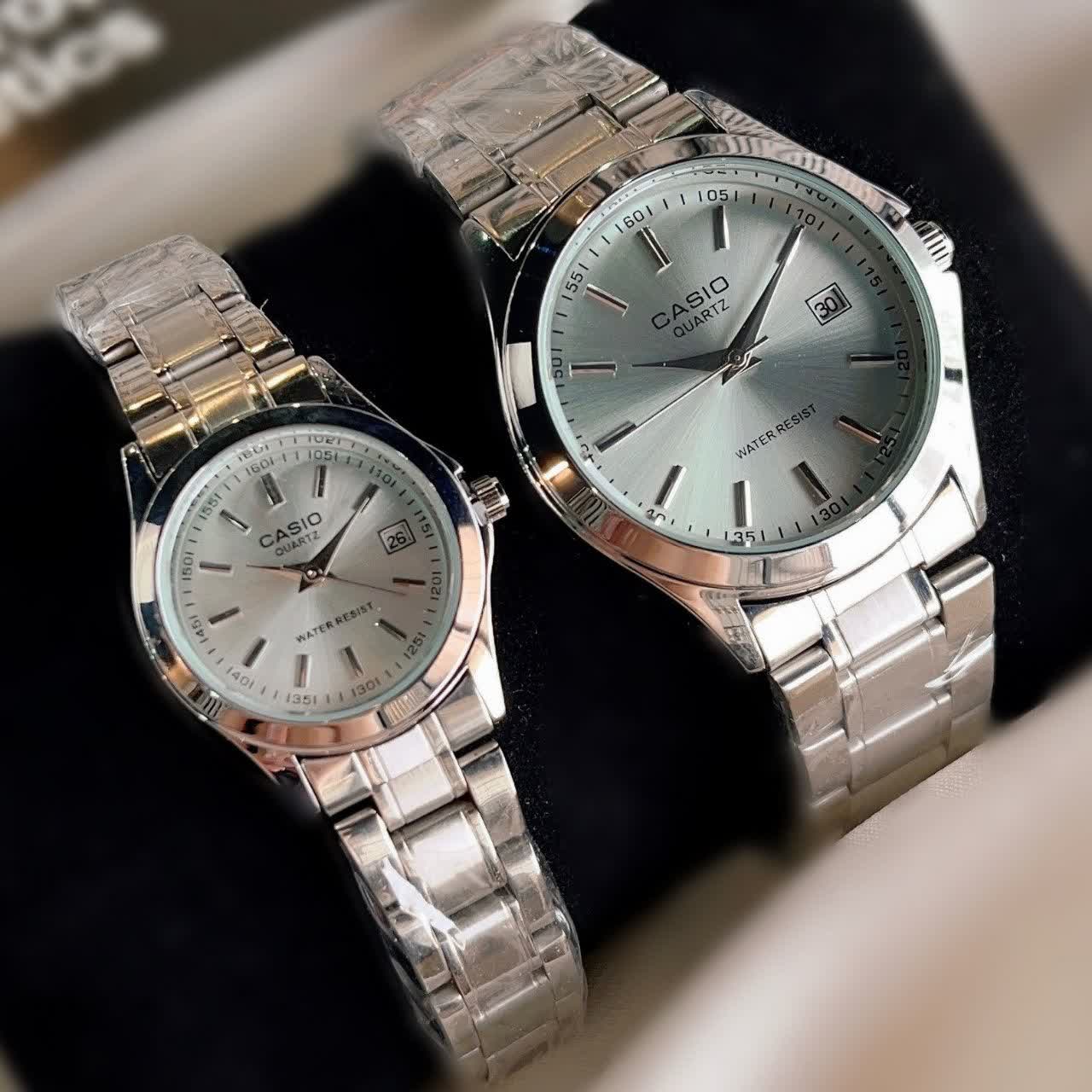 ست ساعت مچي زنانه و مردانه کاسيو CASIO موتور ژاپني کد 3