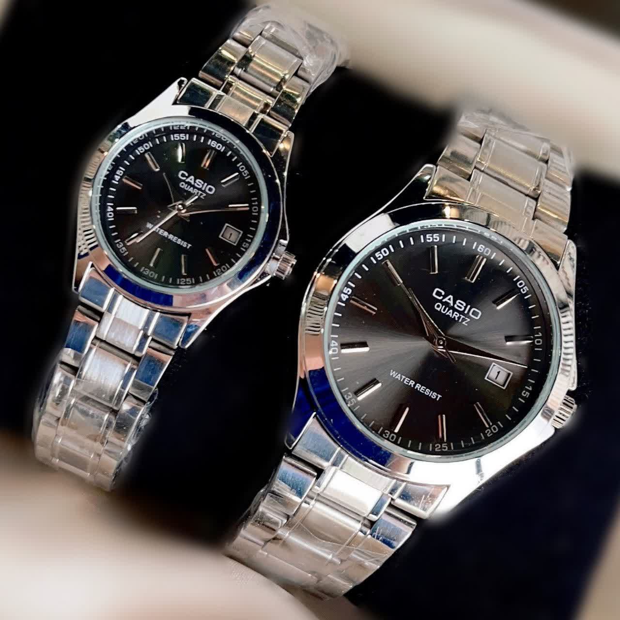 ست ساعت مچي زنانه و مردانه کاسيو CASIO موتور ژاپني کد 4