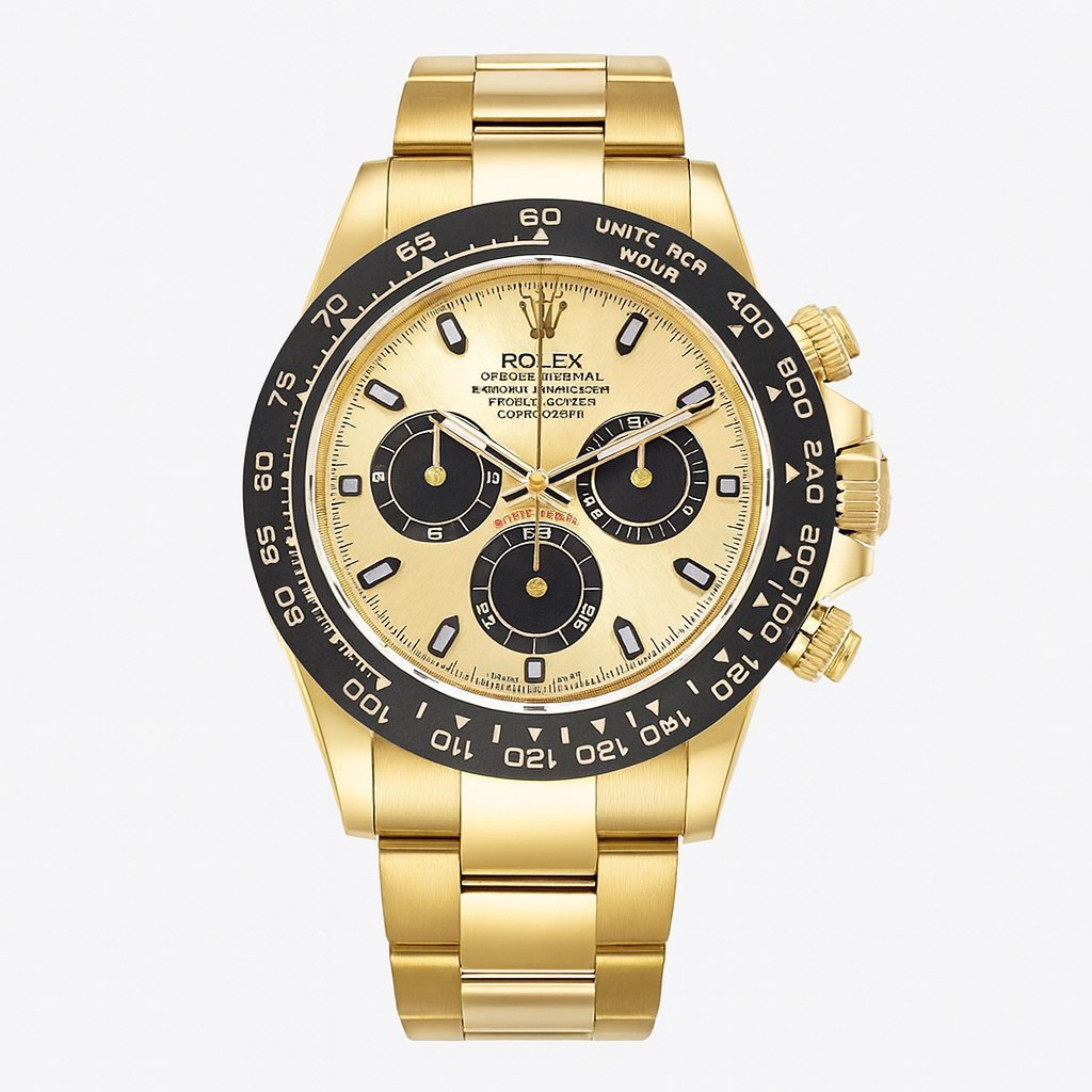 ساعت مچي مردانه کرنوگراف رولکس ديتونا ROLEX Daytona کيفيت فوق العاده طلايي