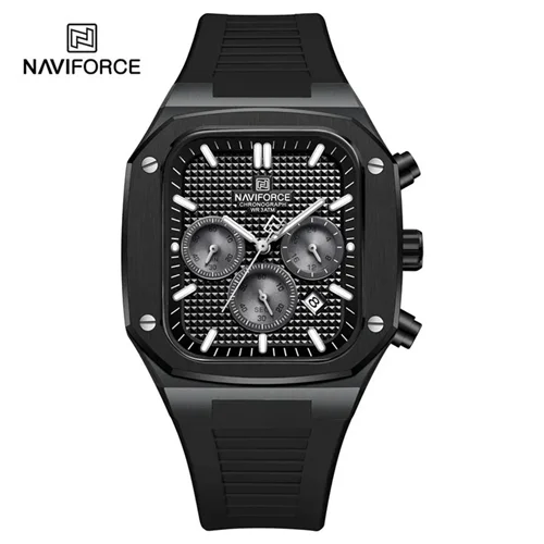ساعت مچی مردانه سه موتوره نیوی فورس NAVIFORCE مدل Nf8037 اورجینال
