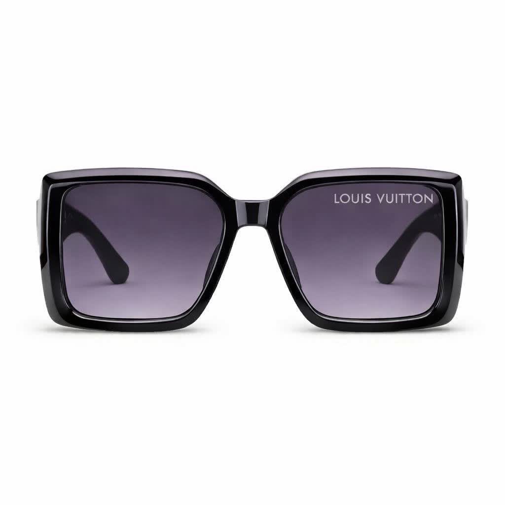 عينک آفتابی زنانه ايتاليايی لويی ويتون Louis Vuitton استاندارد مدل B11 مشکی