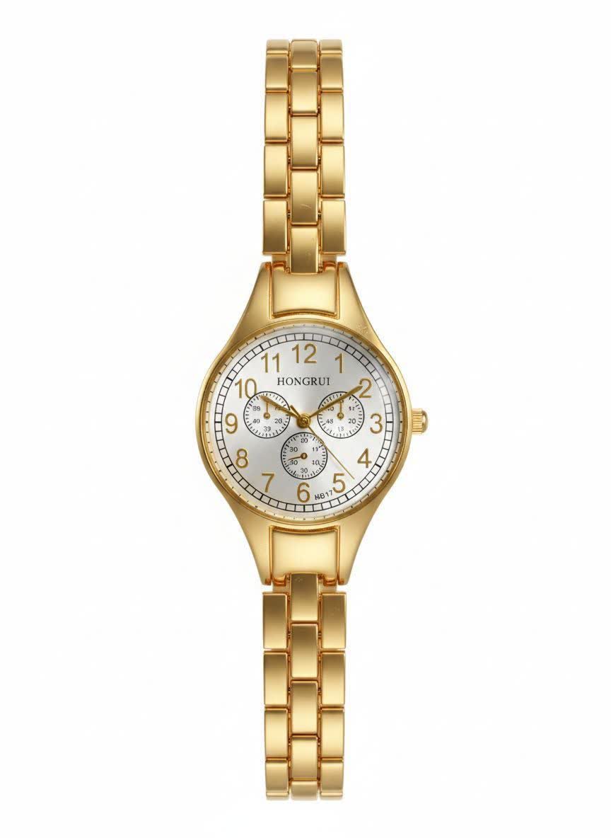 ساعت مچی زنانه کوارتز هانگری HONGRUI کد 3