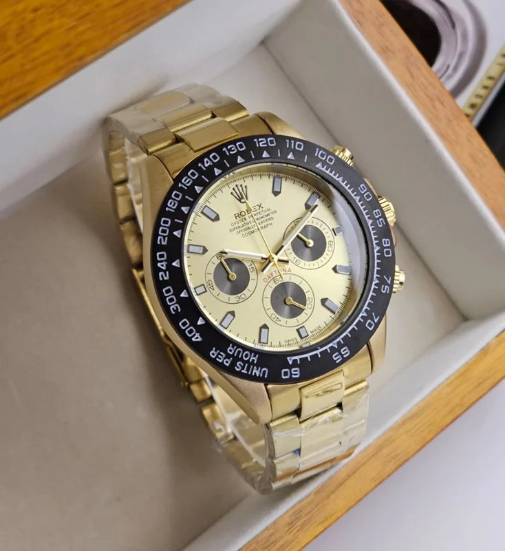 ساعت مچی مردانه رولکس ROLEX رنگ طلایی