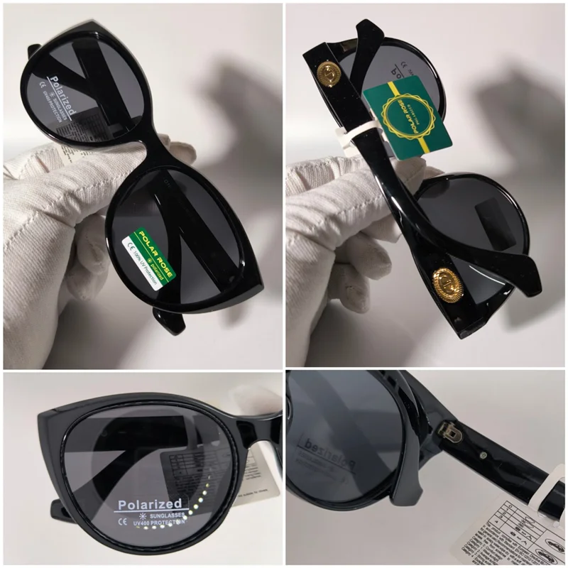 عینک آفتابی زنانه پلاریزه polarized تمام مشکی