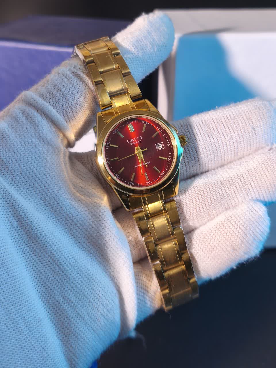 ساعت مچي زنانه کاسيو CASIO موتور ژاپني +جعبه