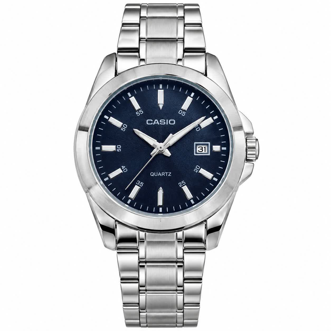 ساعت مچی زنانه کاسیو CASIO صفحه سرمه ای + جعبه