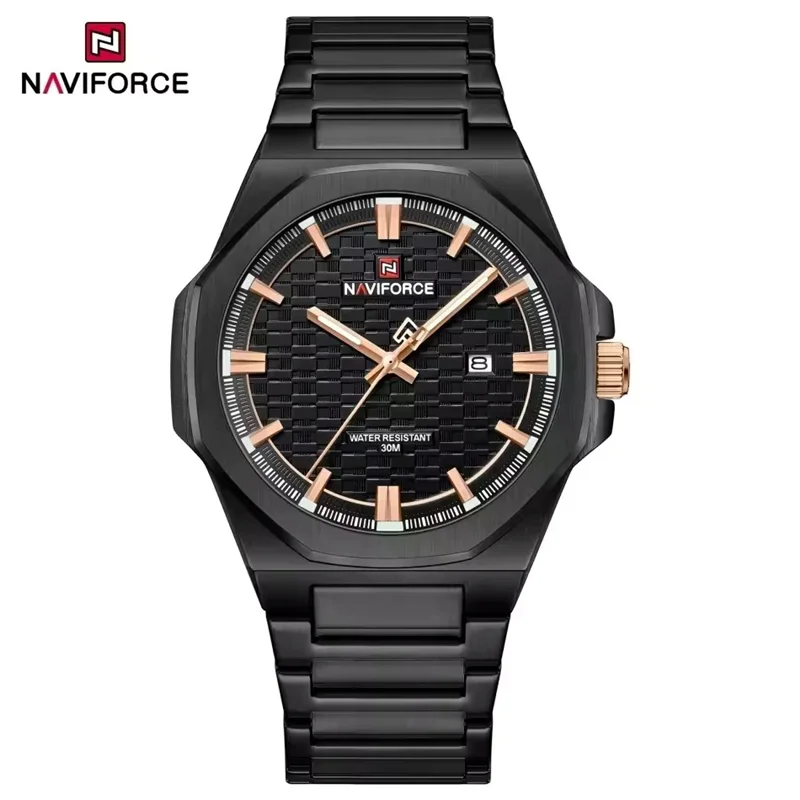 ساعت مچی استیل مردانه نیوی فورس NAVIFORCE مدل Nf9245