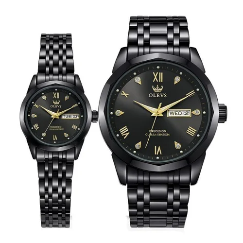 ست ساعت مچی الویس زنانه و مردانه اورجینال (OLVES) +AAA