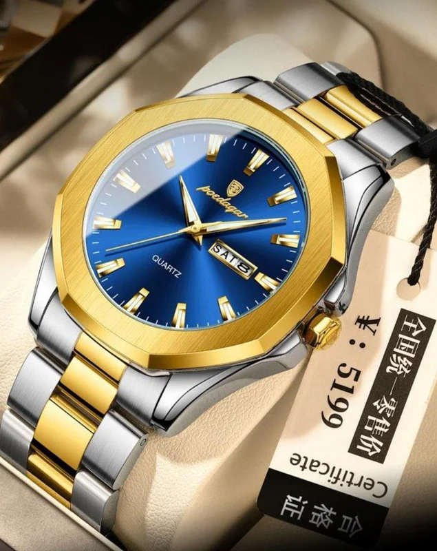 ساعت مچی مردانه پوداگار مربعی podagar