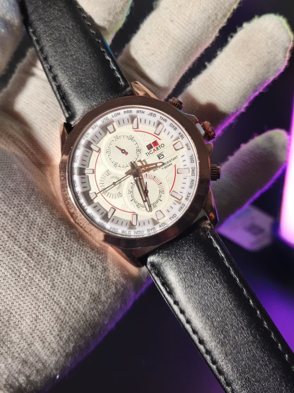 ساعت مچي مردانه تيکارتو TICARTO موتور تايوان مدل 3