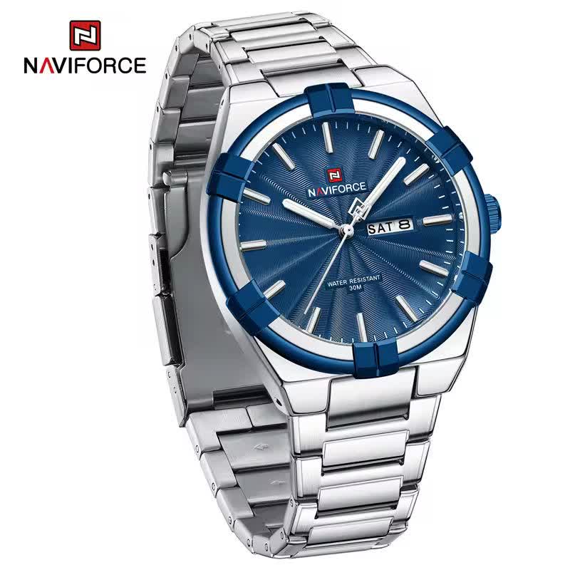 ساعت مچي عقربه اي مردانه نيوي فورس NAVIFORCE مدل Nf9218 اورجينال