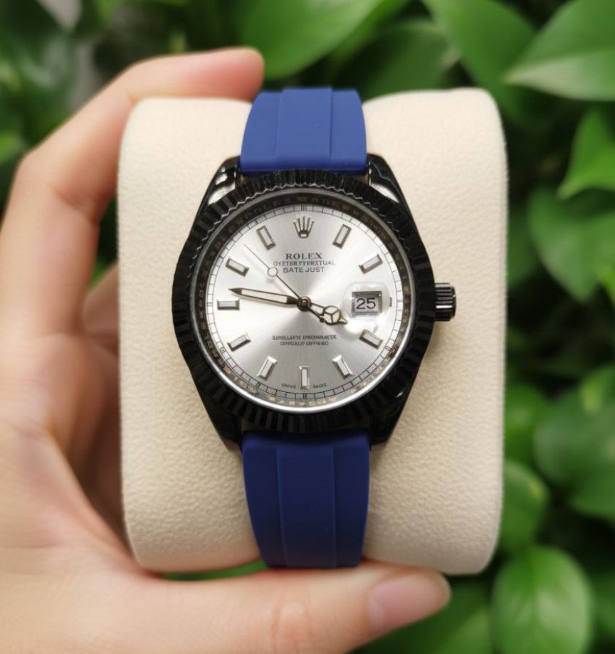 ساعت مچی مردانه رولکس دیت جاس quality ROLEX بند رابر
