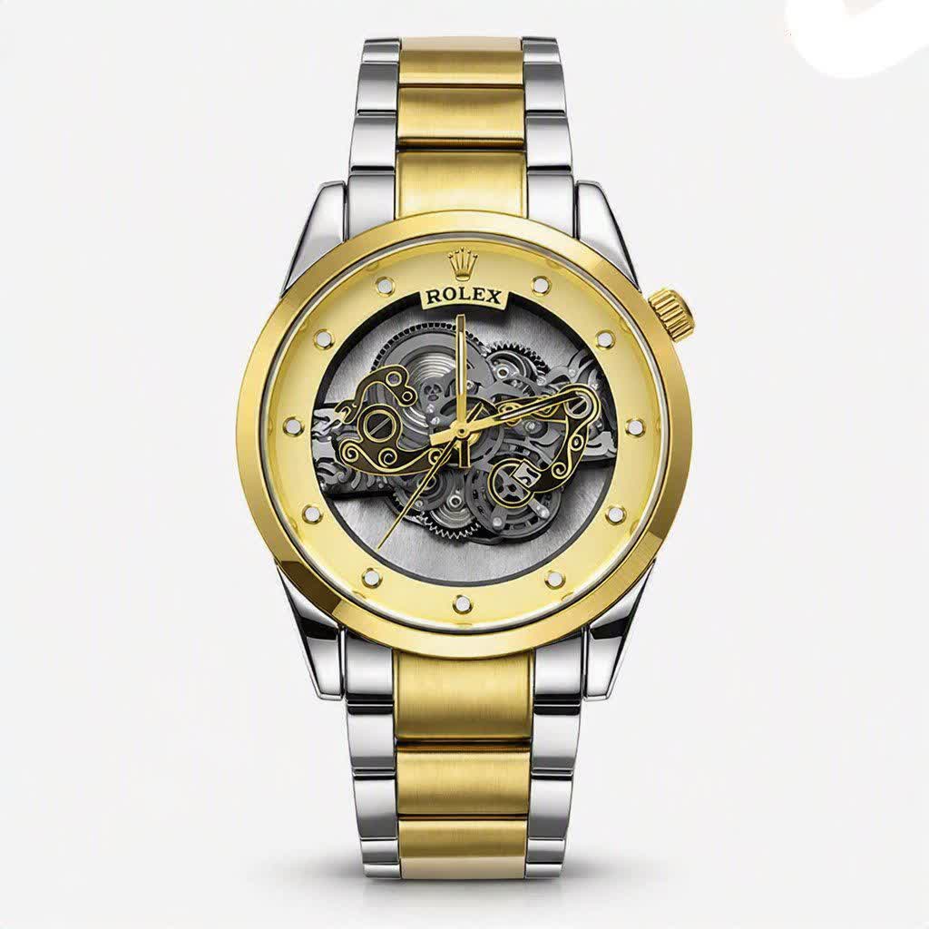ساعت مچی مردانه رولکس ROLEX پشت و رو نمايان