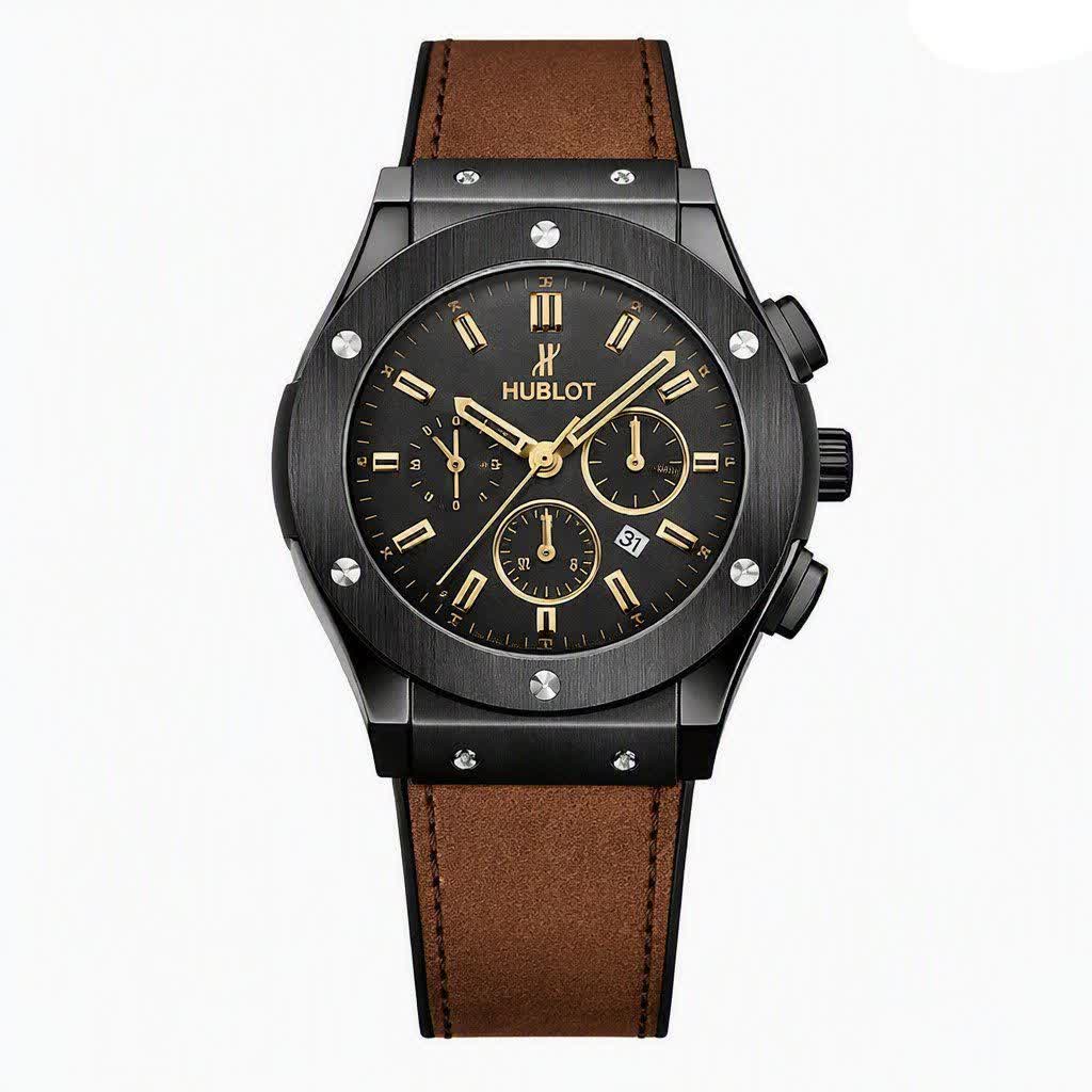 ساعت مچی مردانه هابلوت HUBLOT قهوه ای