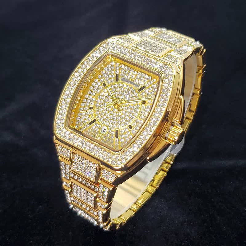 ساعت مچی زنانه فول نگين ريچارد ميل Richard Mille طلايی