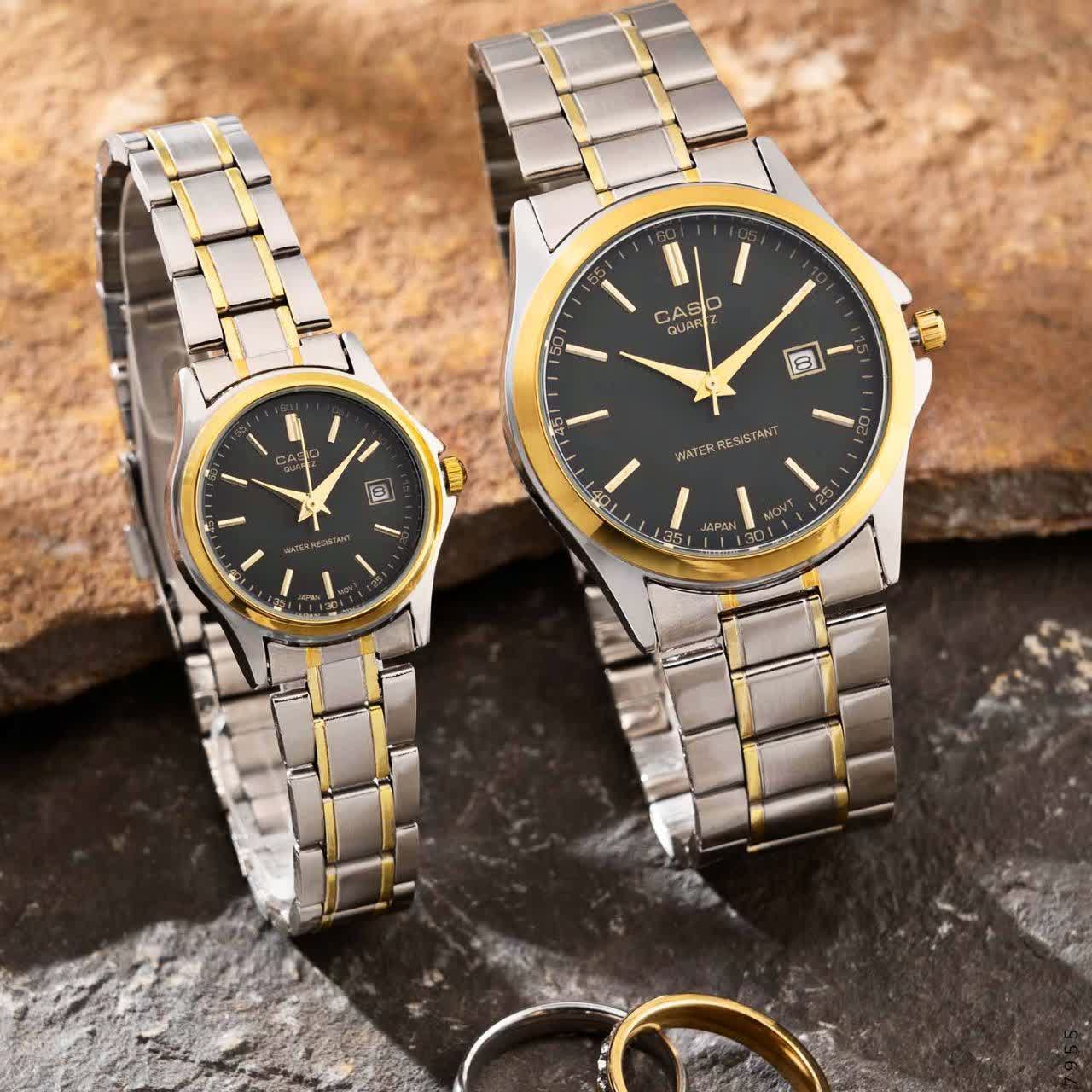 ست ساعت مچي زنانه و مردانه کاسيو CASIO موتور ژاپني کد 1