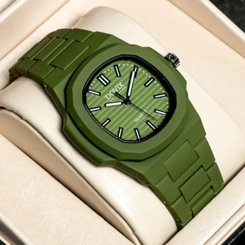 ساعت مچی مردانه برند دایویکس DOVIX کربنی لجنی
