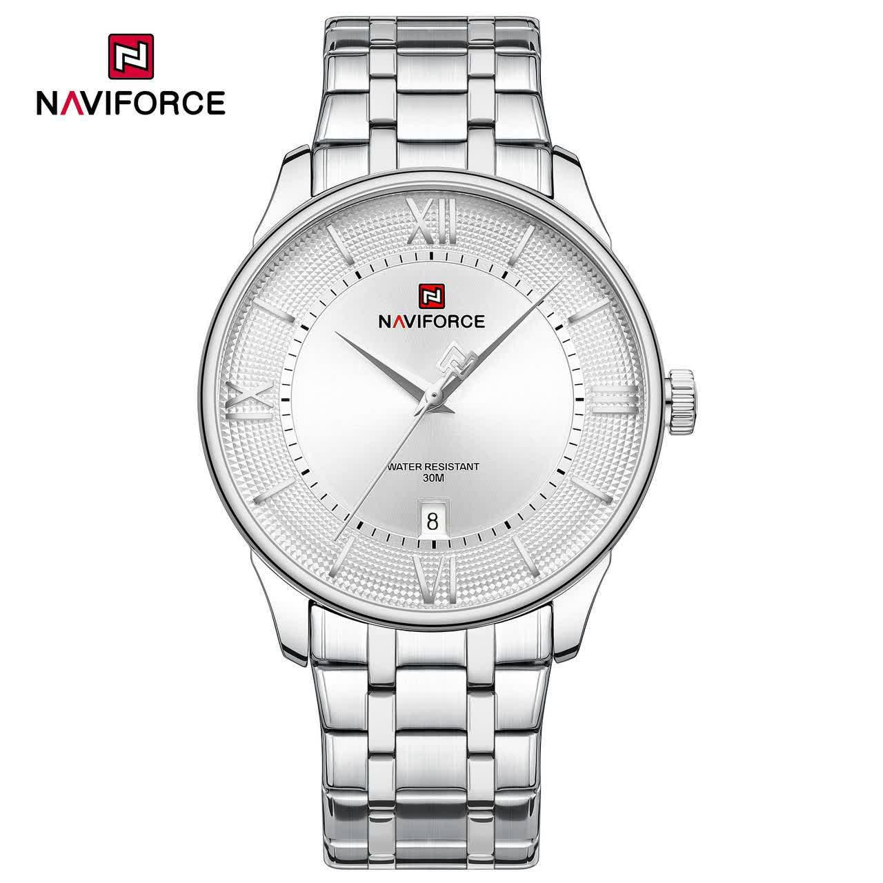 ساعت مچي عقربه اي مردانه نيوي فورس NAVIFORCE مدل Nf9272s موتور ژاپني