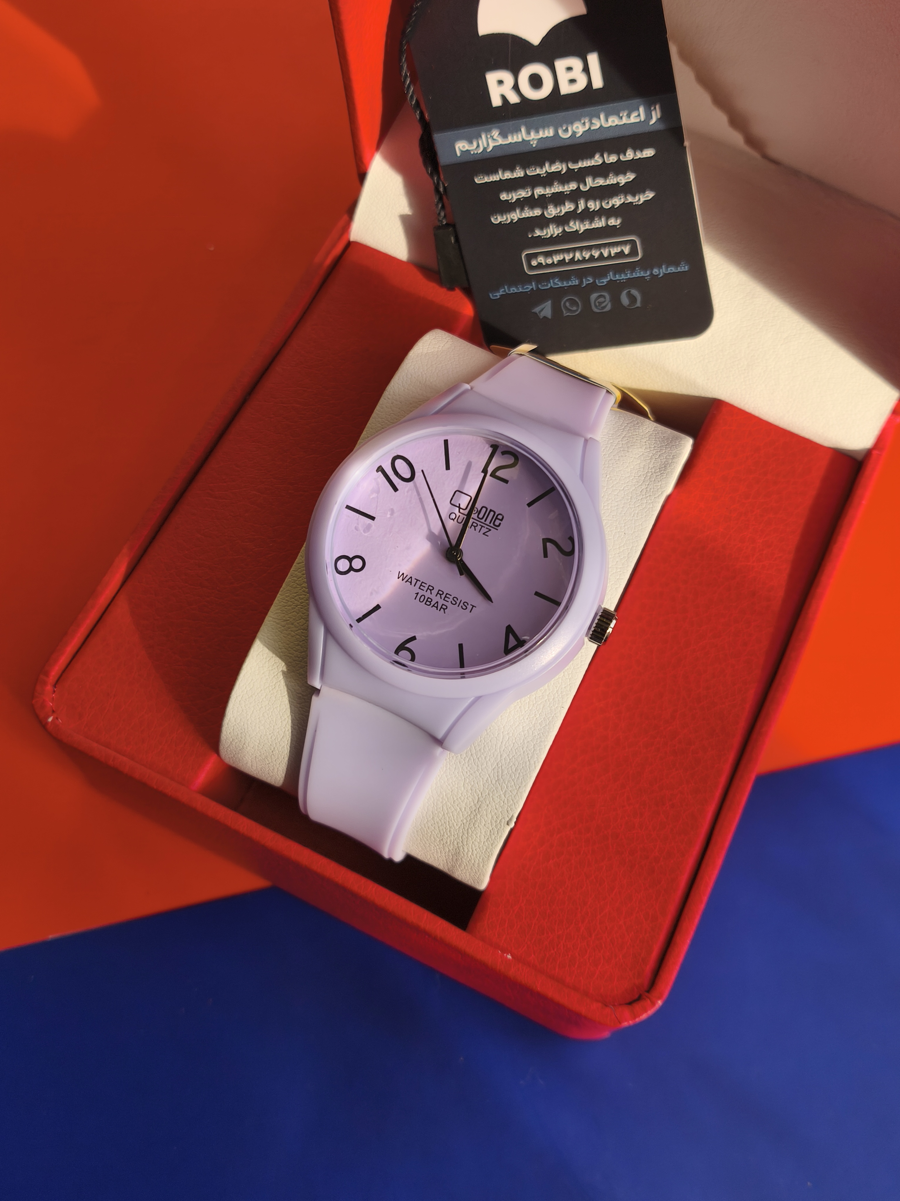 ساعت مچی دخترانه کوارتز کیو کیو QQ بنفش