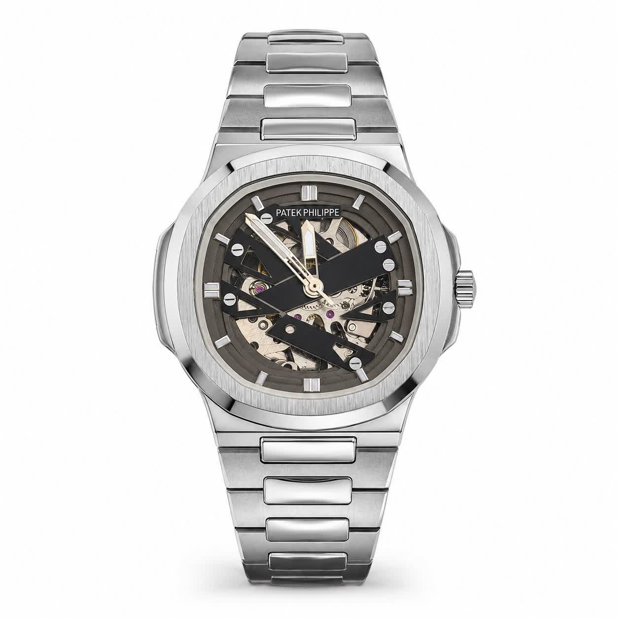 ساعت مچی اتوماتيک مردانه پتک فيليپ PATEK PHILPPE مربع قفل مخفی