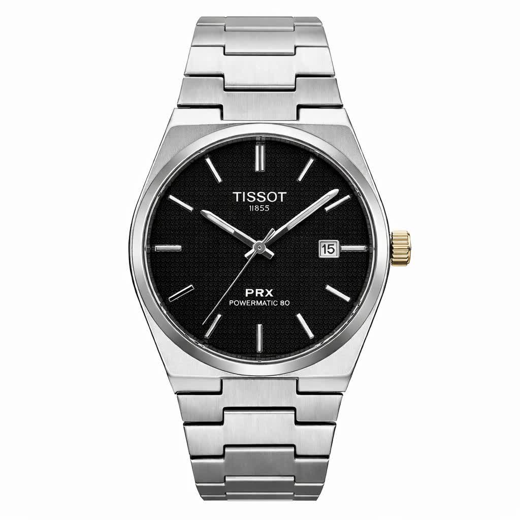 ساعت مچی عقربه ای مردانه تيسوت TISSOT صفحه مشکی