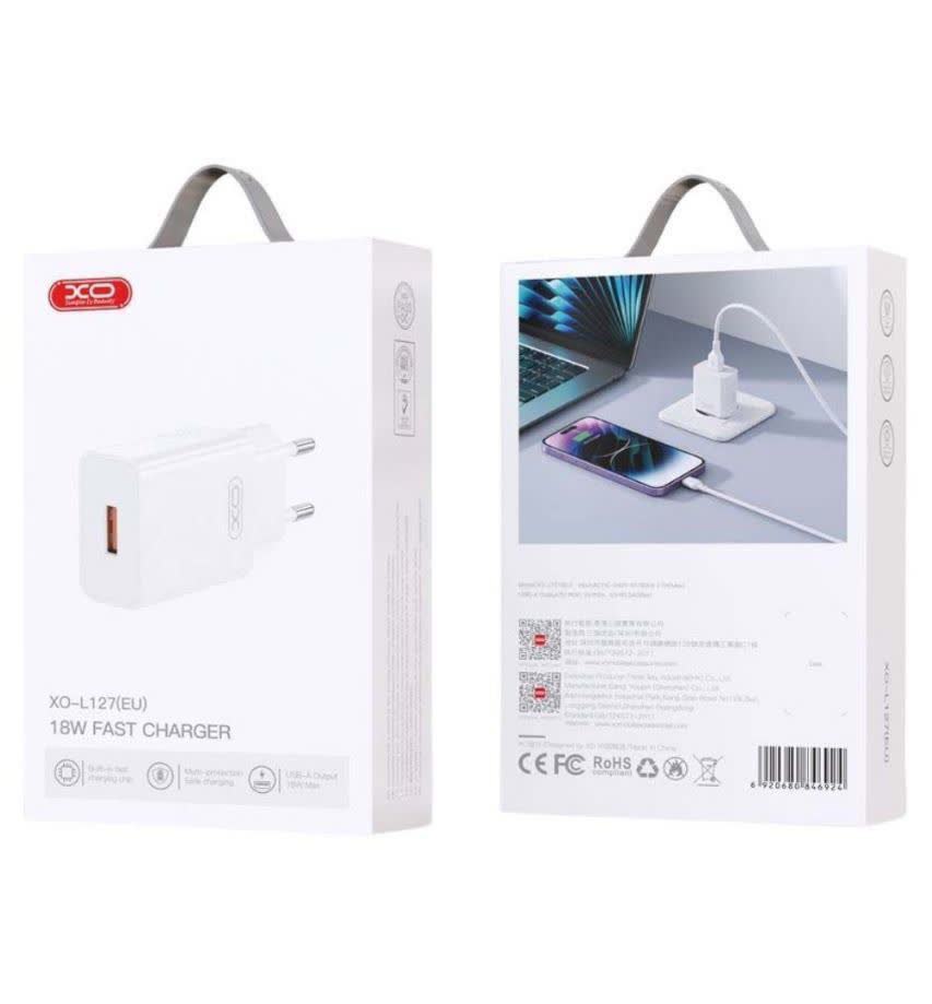 شارژ ديواري 18 وات ايکس او XO-L127 eu فست شارژ