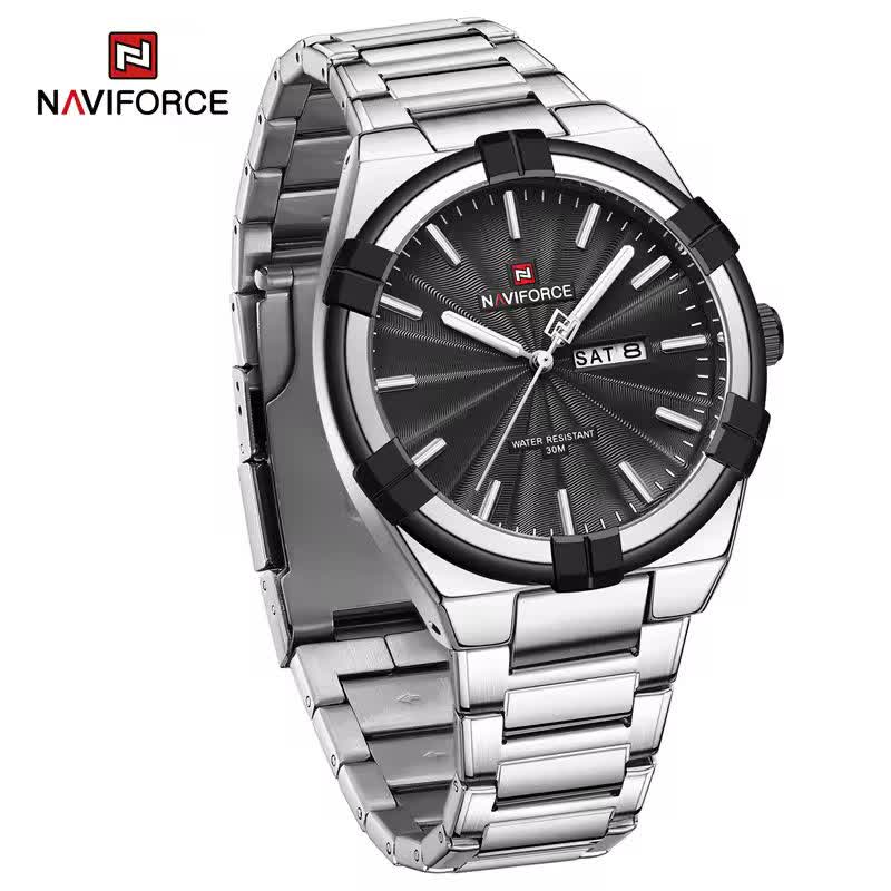 ساعت مچي عقربه اي مردانه نيوي فورس NAVIFORCE مدل Nf9218 اورجينال