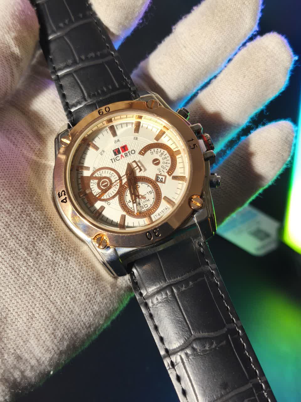ساعت مچي مردانه تيکارتو TICARTO موتور تايوان مدل 1