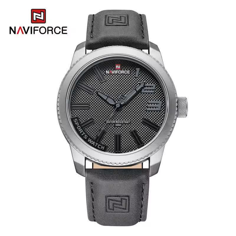 ساعت مچی مردانه نیوی فورس NAVIFORCE مدل nf9092 ژاپنی بند مشکی