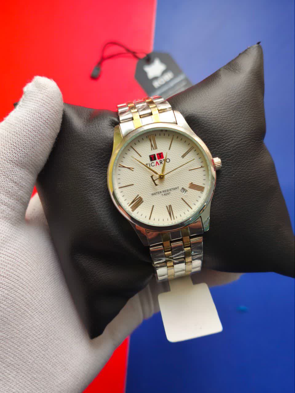 ساعت مچي مردانه تيکارتو طرح کرنو TICARTO اورجينال