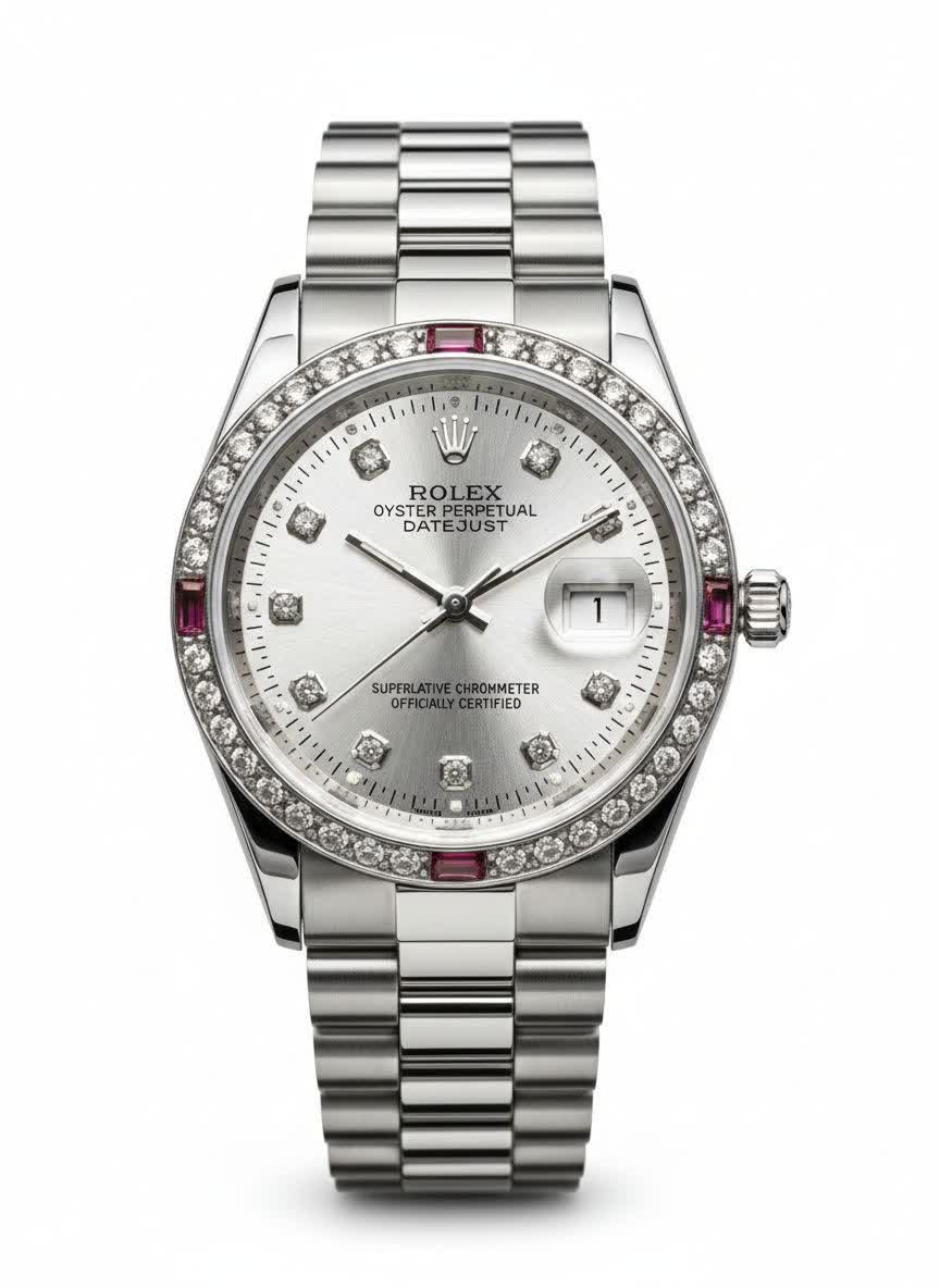 ساعت مچي مردانه رولکس دي ديت جاس ROLEX دور الماس