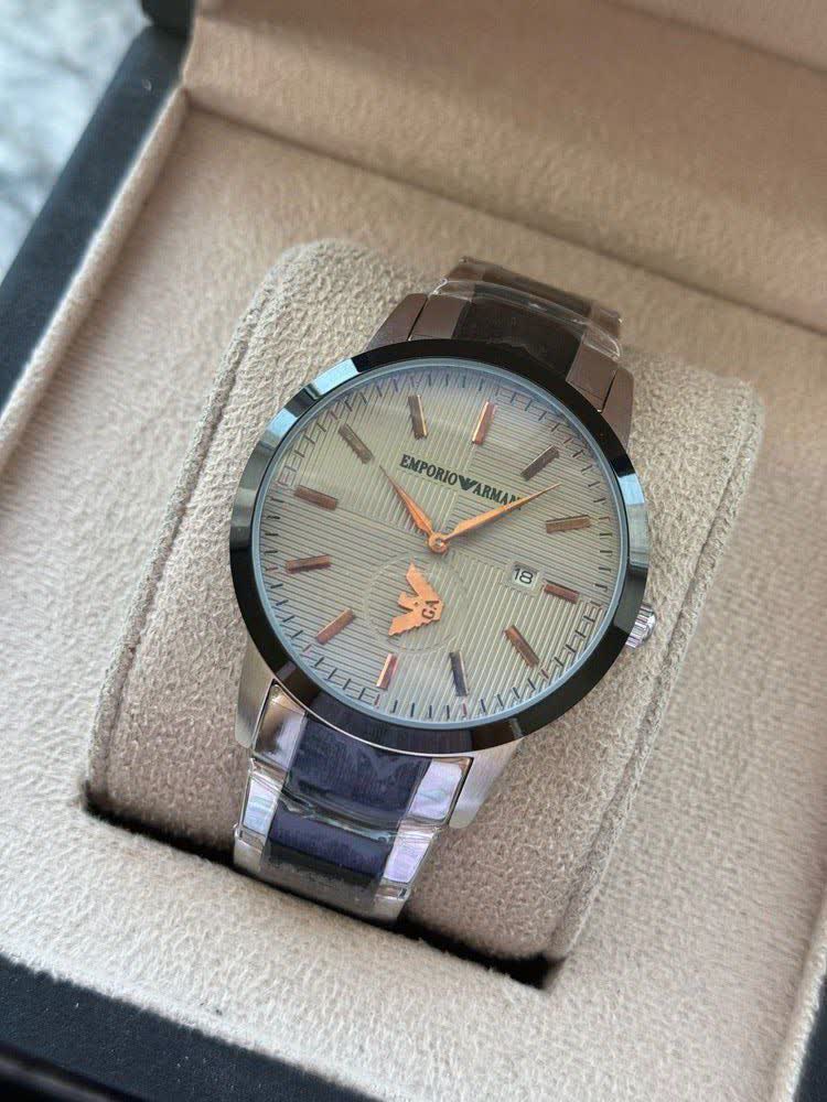 ساعت مچي مردانه امپريو آرماني زير ثانيه فعال EMPORIO مشکي