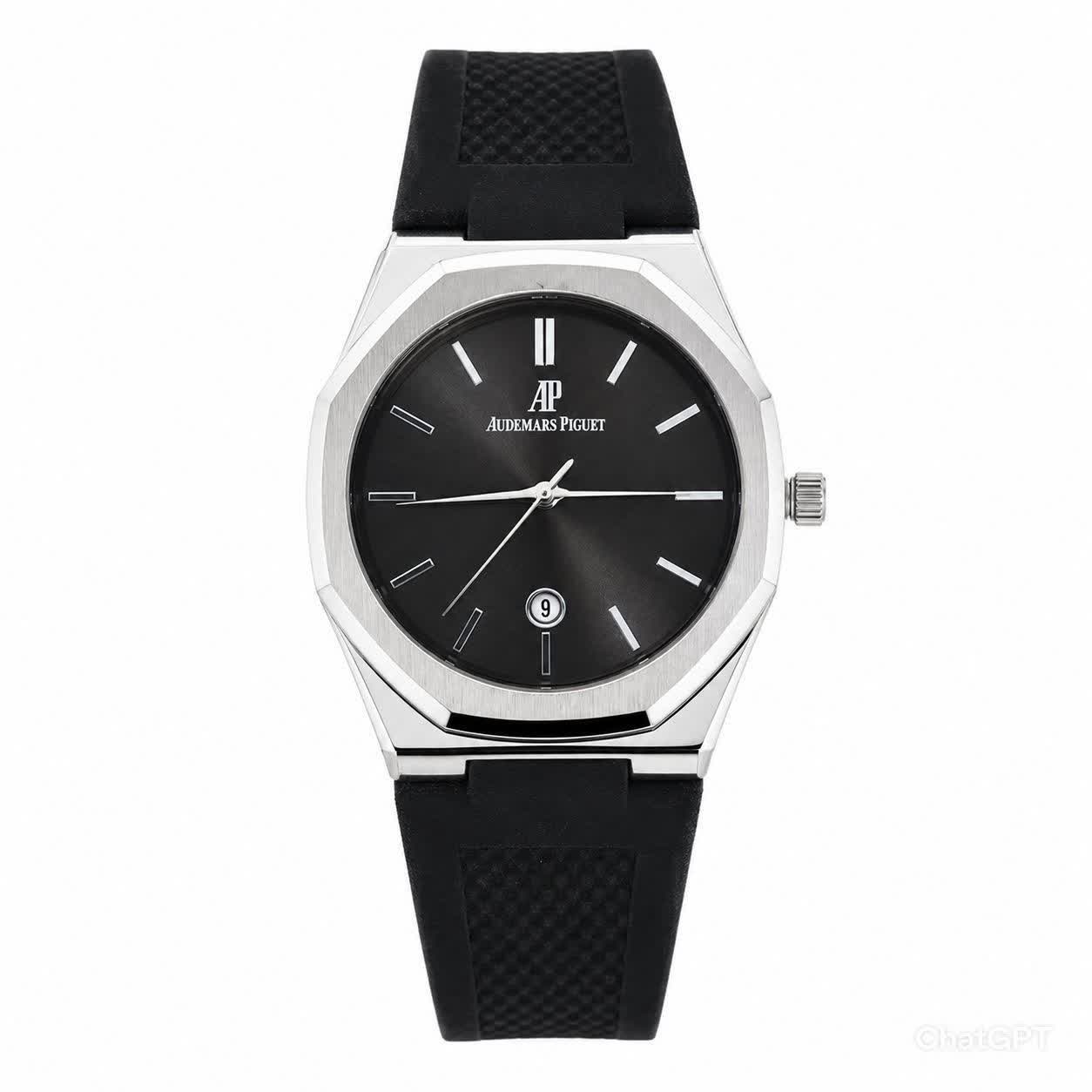 ساعت مچی مردانه طرح اودمار پيگه Audemars Piguet مشکی نقره ای